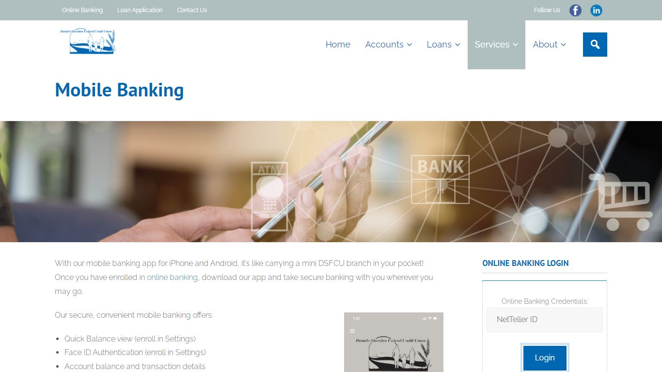 Mobile Banking – Daniels-Sheridan Federal Credit Union - DSFCU